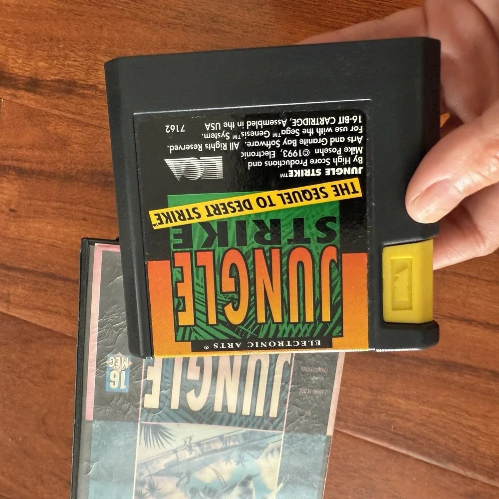 Jungle Strike (Sega Genesis, 1993) Original Box